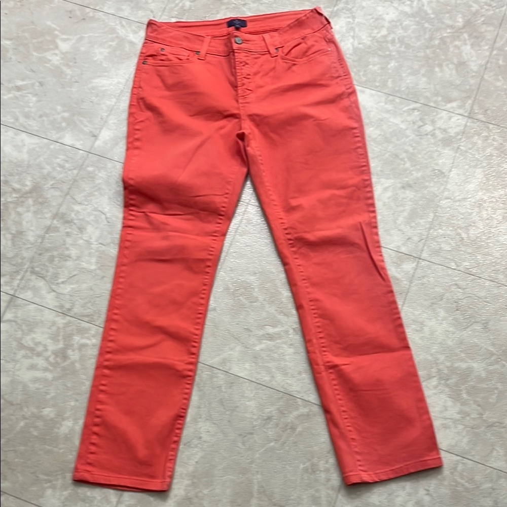 NYDJ Women's Orange Jeans 4